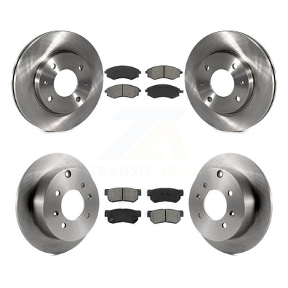 [Avant + Arrière] Kit de Disque et plaquette (semi-métallique) de frein pour Hyundai Sonata Kia Optima Magentis K8S-101191