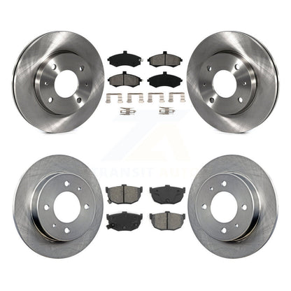 [Avant + Arrière] Kit de Disque et plaquette (semi-métallique) de frein pour Hyundai Elantra rear brakes K8S-101192