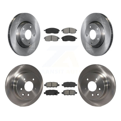 [Avant + Arrière] Kit de Disque et plaquette (semi-métallique) de frein pour Infiniti G35 Nissan 350Z INFINITI K8S-101193