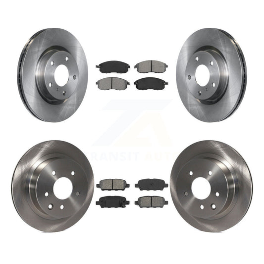 [Avant + Arrière] Kit de Disque et plaquette (semi-métallique) de frein pour Infiniti G35 Nissan 350Z INFINITI K8S-101193