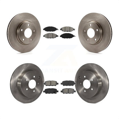 [Avant + Arrière] Kit de Disque et plaquette (semi-métallique) de frein pour 2016 Nissan Pathfinder From 11 15 K8S-101194 par Transit Auto