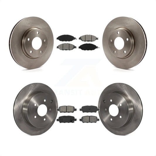 [Avant + Arrière] Kit de Disque et plaquette (semi-métallique) de frein pour 2016 Nissan Pathfinder From 11 15 K8S-101194 par Transit Auto