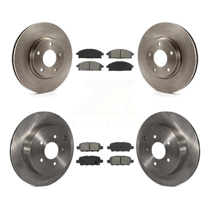 [Avant + Arrière] Kit de Disque et plaquette (semi-métallique) de frein pour 2004-2009 Nissan Quest K8S-101195