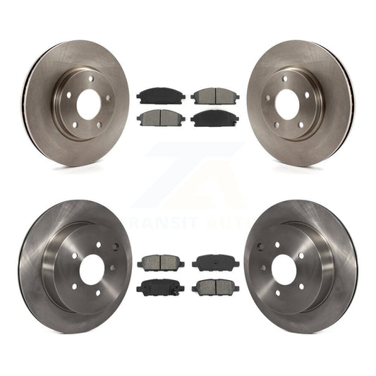 [Avant + Arrière] Kit de Disque et plaquette (semi-métallique) de frein pour 2004-2009 Nissan Quest K8S-101195