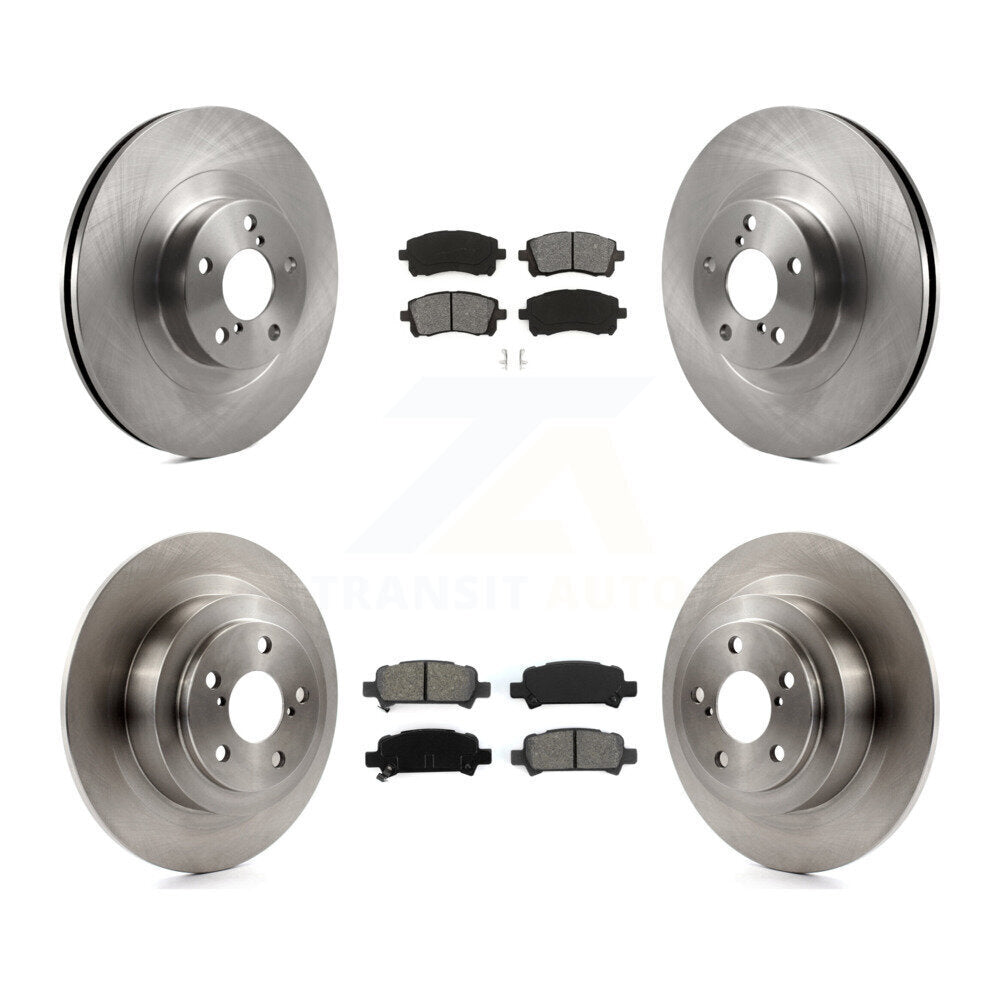 [Avant + Arrière] Kit de Disque et plaquette (semi-métallique) de frein pour Subaru Outback Legacy K8S-101204