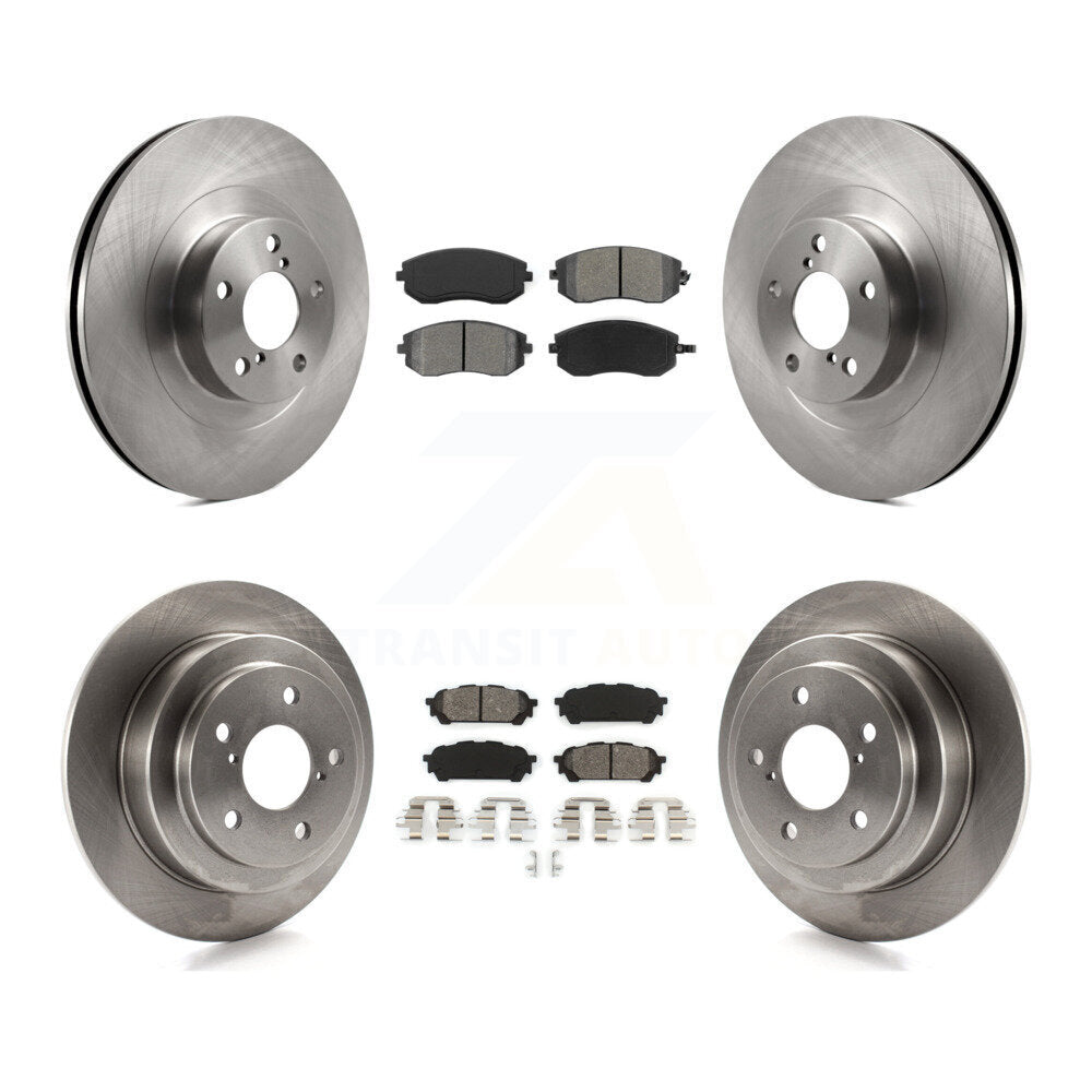 [Avant + Arrière] Kit de Disque et plaquette (semi-métallique) de frein pour Subaru Forester Impreza Saab 9-2X K8S-101205