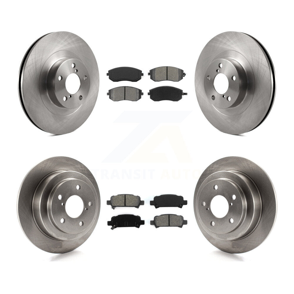 [Avant + Arrière] Kit de Disque et plaquette (semi-métallique) de frein pour 2003 Subaru Forester Impreza K8S-101206