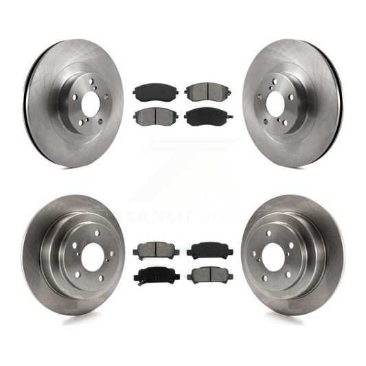 [Avant + Arrière] Kit de Disque et plaquette (semi-métallique) de frein pour 2003 Subaru Forester Impreza K8S-101206