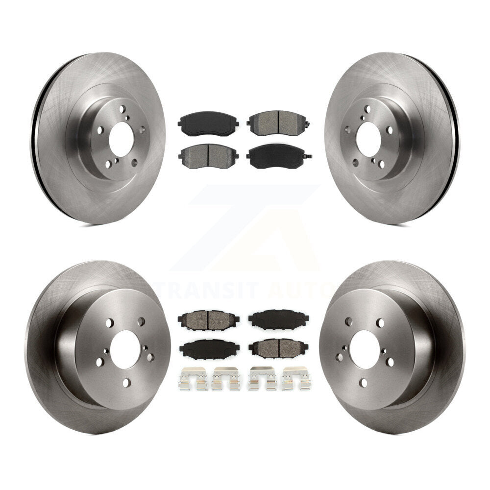 [Avant + Arrière] Kit de Disque et plaquette (semi-métallique) de frein pour 2005 Subaru Outback Legacy K8S-101208