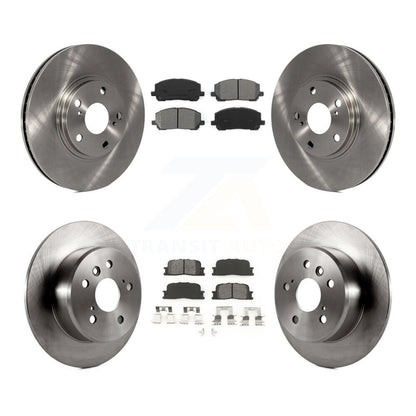 [Avant + Arrière] Kit de Disque et plaquette (semi-métallique) de frein pour 2001-2003 Toyota Highlander FWD K8S-101211