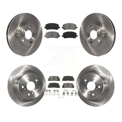 [Avant + Arrière] Kit de Disque et plaquette (semi-métallique) de frein pour 2001-2003 Toyota Highlander AWD K8S-101212