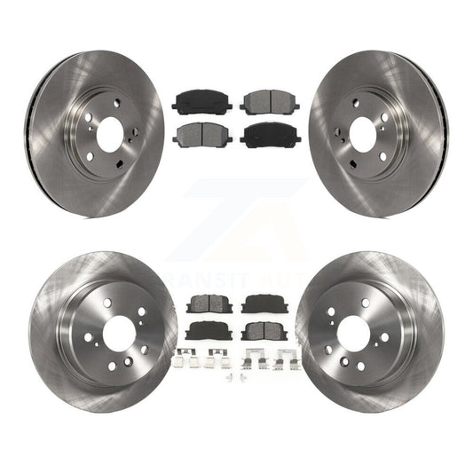 [Avant + Arrière] Kit de Disque et plaquette (semi-métallique) de frein pour 2001-2003 Toyota Highlander AWD K8S-101212