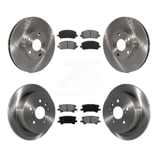 [Avant + Arrière] Kit de Disque et plaquette (semi-métallique) de frein pour Toyota Highlander K8S-101213