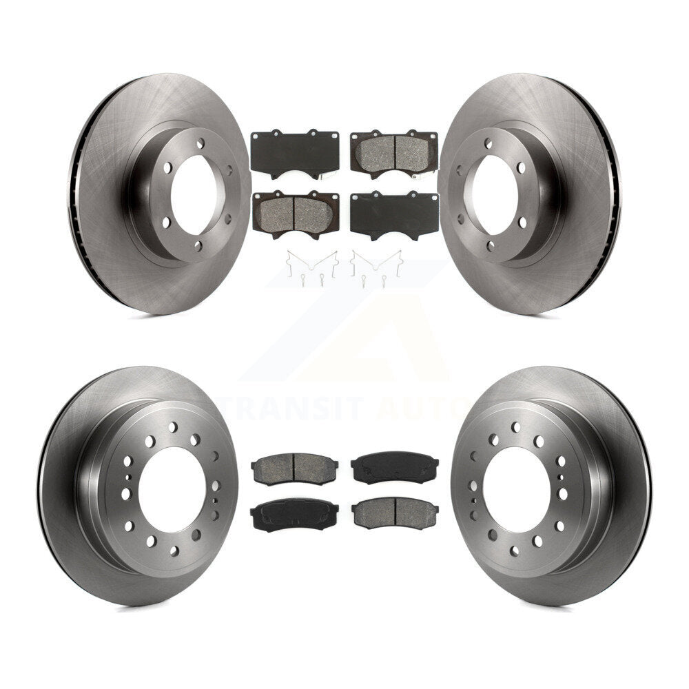 [Avant + Arrière] Kit de Disque et plaquette (semi-métallique) de frein pour Toyota 4Runner Lexus GX470 K8S-101214
