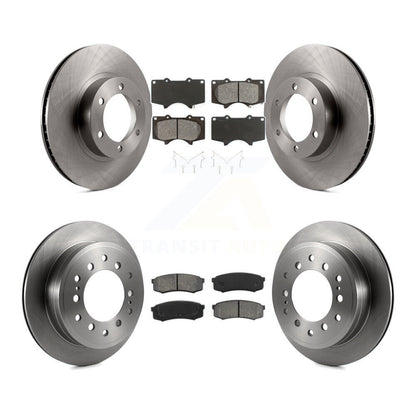 [Avant + Arrière] Kit de Disque et plaquette (semi-métallique) de frein pour Toyota 4Runner Lexus GX470 K8S-101214