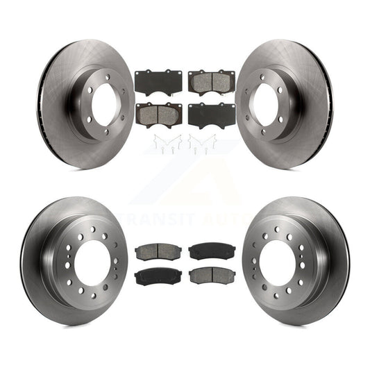 [Avant + Arrière] Kit de Disque et plaquette (semi-métallique) de frein pour Toyota 4Runner Lexus GX470 K8S-101214