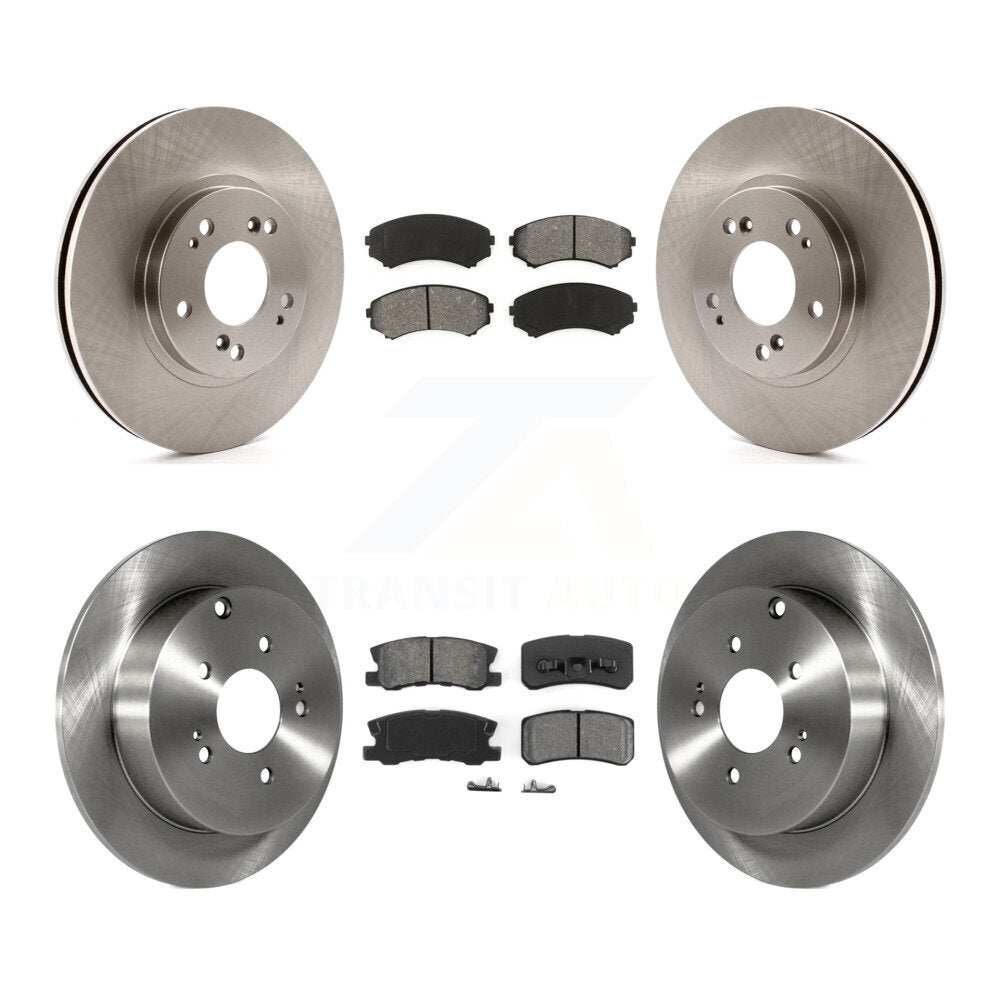 [Avant + Arrière] Kit de Disque et plaquette (semi-métallique) de frein pour Mitsubishi Endeavor K8S-101217