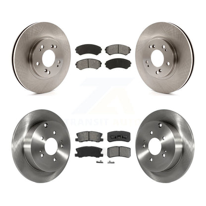 [Avant + Arrière] Kit de Disque et plaquette (semi-métallique) de frein pour Mitsubishi Endeavor K8S-101217
