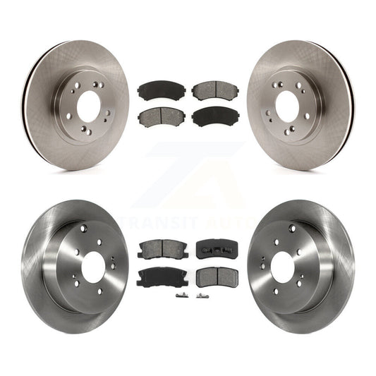 [Avant + Arrière] Kit de Disque et plaquette (semi-métallique) de frein pour Mitsubishi Endeavor K8S-101217