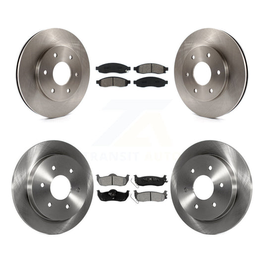 [Avant + Arrière] Kit de Disque et plaquette (semi-métallique) de frein pour Nissan Titan Pathfinder Armada INFINITI QX56 TITAN K8S-101218