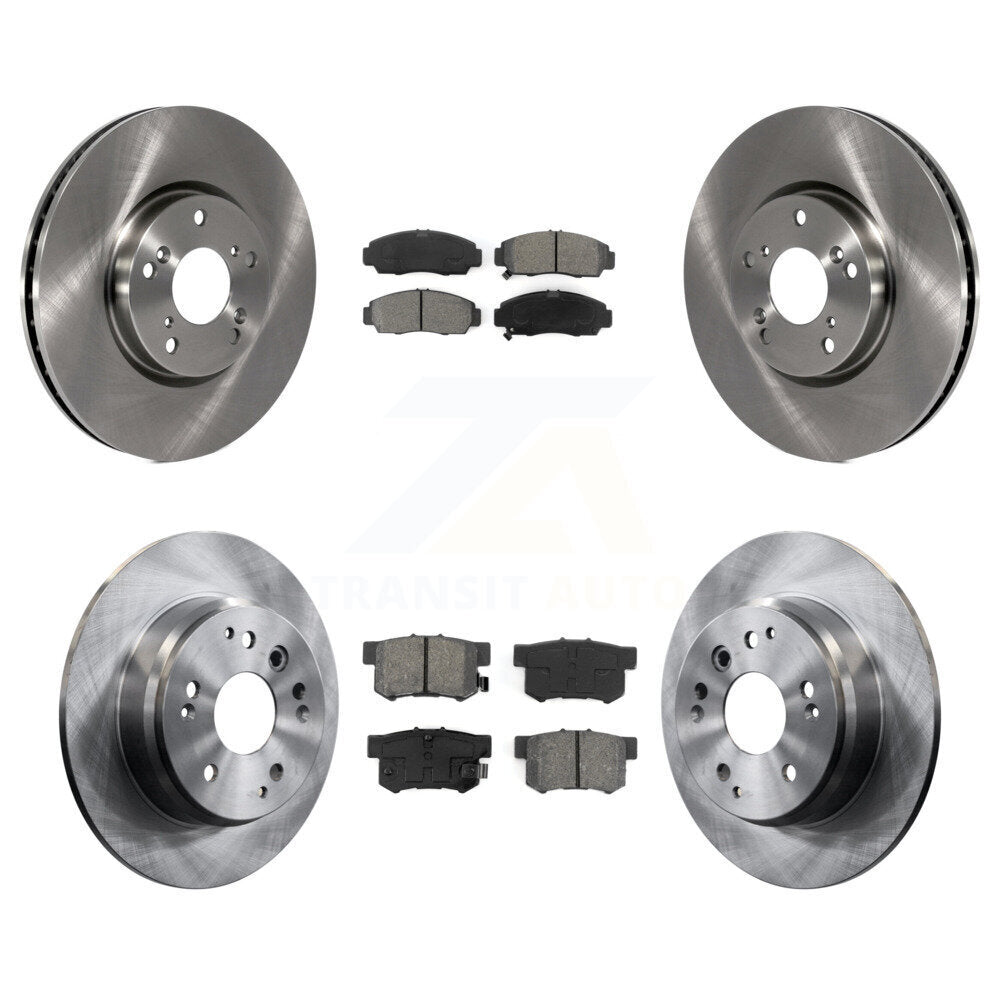 [Avant + Arrière] Kit de Disque et plaquette (semi-métallique) de frein pour 2004-2005 Acura TL Automatic transmission K8S-101221