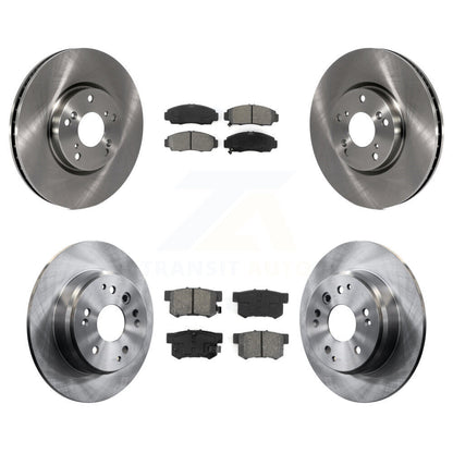 [Avant + Arrière] Kit de Disque et plaquette (semi-métallique) de frein pour 2004-2005 Acura TL Automatic transmission K8S-101221