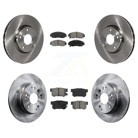 [Avant + Arrière] Kit de Disque et plaquette (semi-métallique) de frein pour 2004-2005 Acura TL Automatic transmission K8S-101221