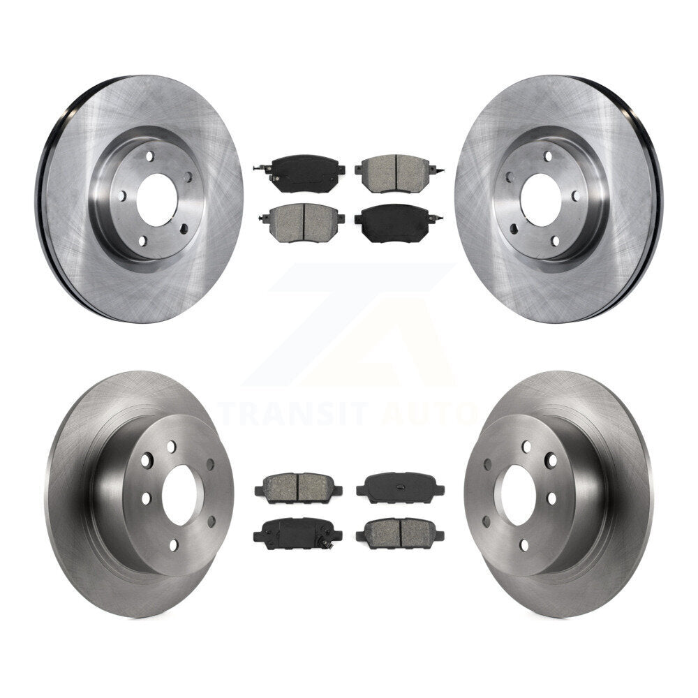 [Avant + Arrière] Kit de Disque et plaquette (semi-métallique) de frein pour Nissan Altima Maxima K8S-101224