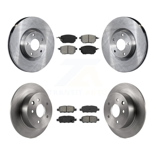 [Avant + Arrière] Kit de Disque et plaquette (semi-métallique) de frein pour Nissan Altima Maxima K8S-101224