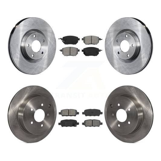 [Avant + Arrière] Kit de Disque et plaquette (semi-métallique) de frein pour Nissan Murano Infiniti FX35 FX45 INFINITI K8S-101225