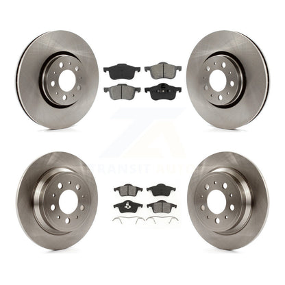 [Avant + Arrière] Kit de Disque et plaquette (semi-métallique) de frein pour 2008 Volvo S60 avec 316mm Diameter Rotor K8S-101230