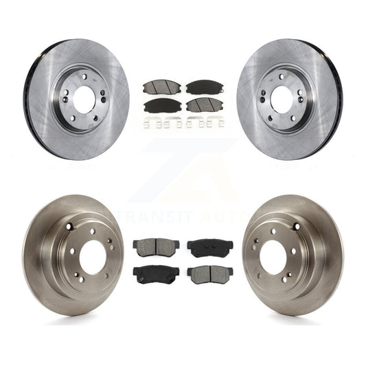 [Avant + Arrière] Kit de Disque et plaquette (semi-métallique) de frein pour 2004-2006 Kia Amanti K8S-101233