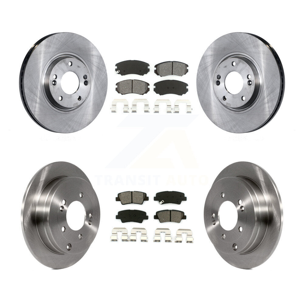 [Avant + Arrière] Kit de Disque et plaquette (semi-métallique) de frein pour Kia Amanti Hyundai Azera K8S-101234