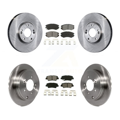 [Avant + Arrière] Kit de Disque et plaquette (semi-métallique) de frein pour Kia Amanti Hyundai Azera K8S-101234