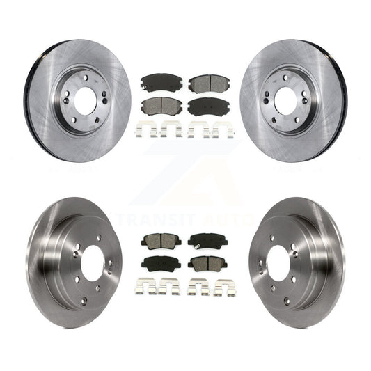 [Avant + Arrière] Kit de Disque et plaquette (semi-métallique) de frein pour Kia Amanti Hyundai Azera K8S-101234