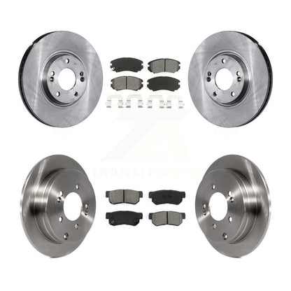 [Avant + Arrière] Kit de Disque et plaquette (semi-métallique) de frein pour 2006-2009 Hyundai Azera K8S-101235