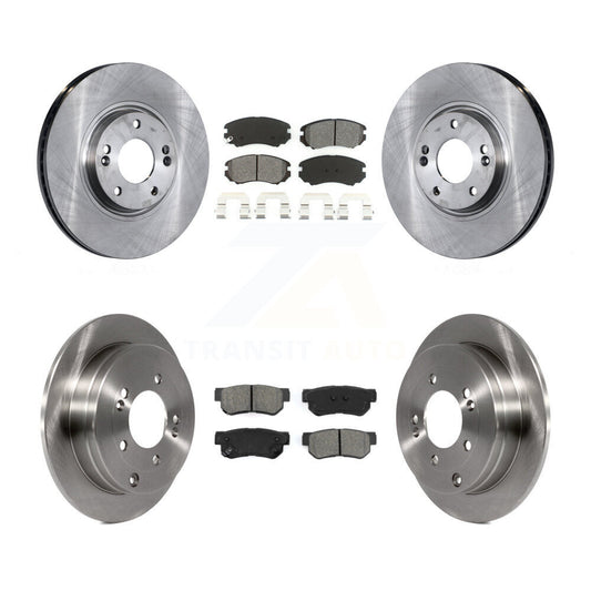 [Avant + Arrière] Kit de Disque et plaquette (semi-métallique) de frein pour 2006-2009 Hyundai Azera K8S-101235