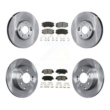 [Avant + Arrière] Kit de Disque et plaquette (semi-métallique) de frein pour Hyundai Azera K8S-101236