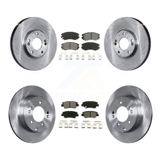 [Avant + Arrière] Kit de Disque et plaquette (semi-métallique) de frein pour Hyundai Azera K8S-101236