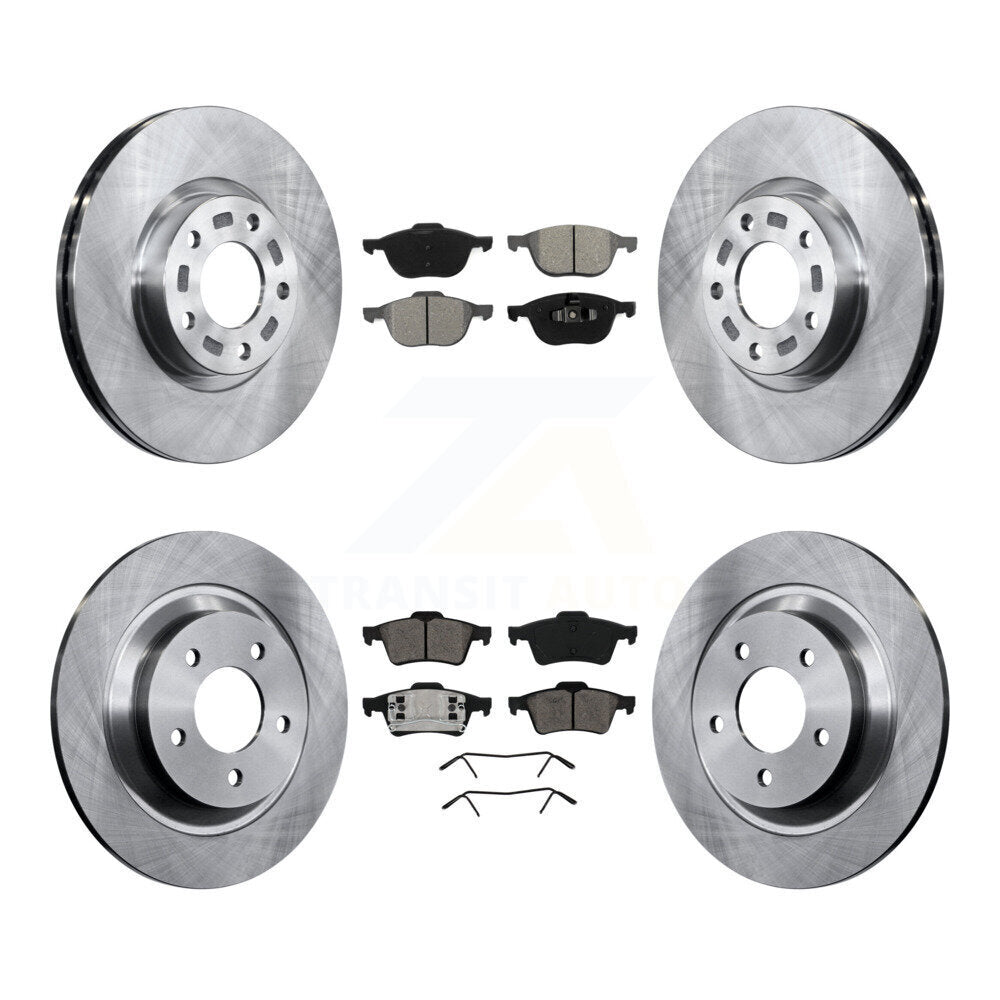 [Avant + Arrière] Kit de Disque et plaquette (semi-métallique) de frein pour 2006 Mazda 5 To 02 06 K8S-101239