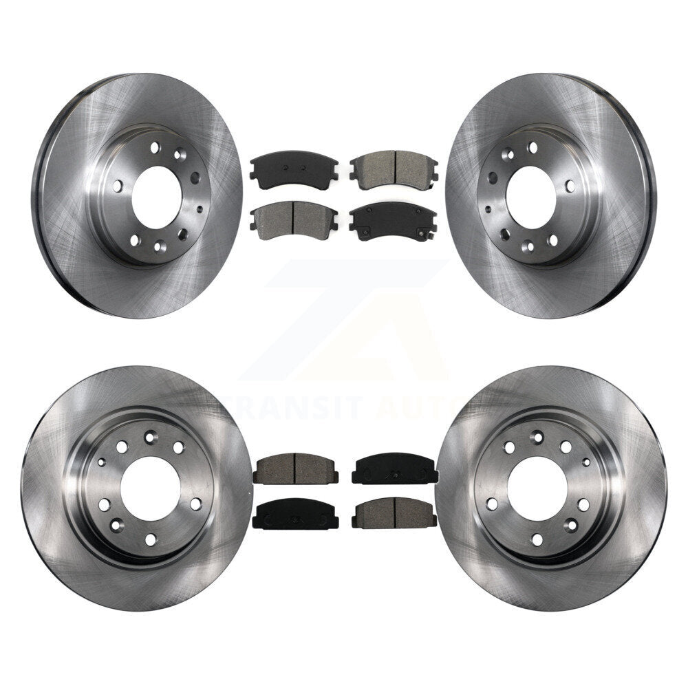 [Avant + Arrière] Kit de Disque et plaquette (semi-métallique) de frein pour 2003-2005 Mazda 6 K8S-101240