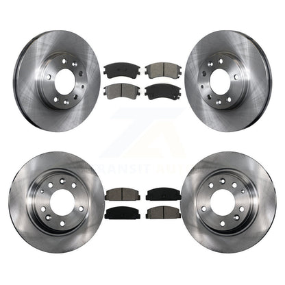 [Avant + Arrière] Kit de Disque et plaquette (semi-métallique) de frein pour 2003-2005 Mazda 6 K8S-101240