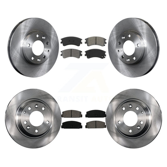 [Avant + Arrière] Kit de Disque et plaquette (semi-métallique) de frein pour 2003-2005 Mazda 6 K8S-101240