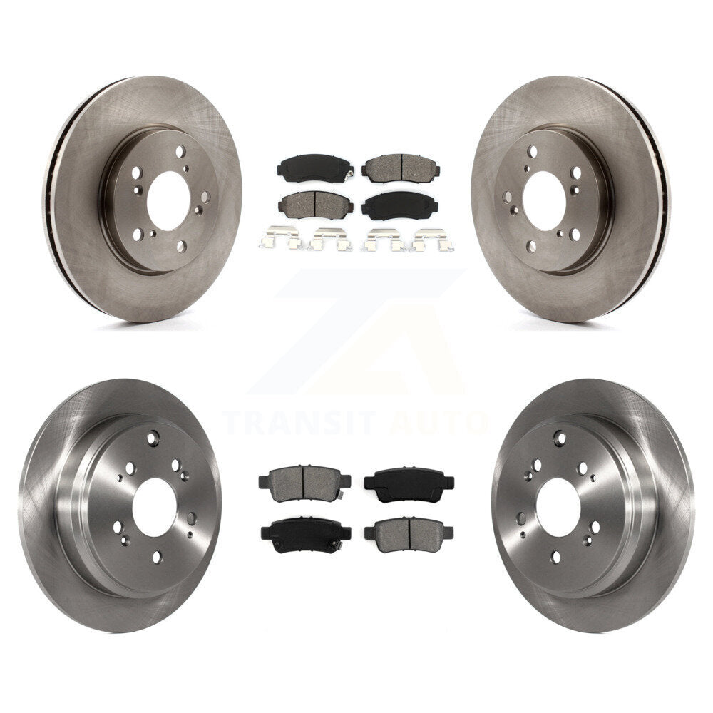 [Avant + Arrière] Kit de Disque et plaquette (semi-métallique) de frein pour 2005-2010 Honda Odyssey K8S-101241