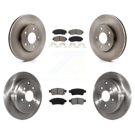 [Avant + Arrière] Kit de Disque et plaquette (semi-métallique) de frein pour 2005-2010 Honda Odyssey K8S-101241