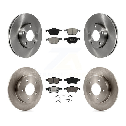[Avant + Arrière] Kit de Disque et plaquette (semi-métallique) de frein pour 2004-2005 Mazda 3 2.0L K8S-101243