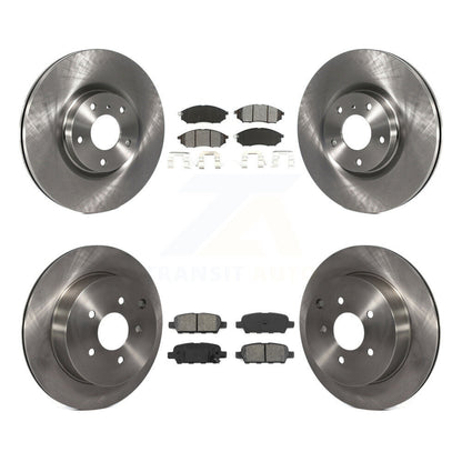 [Avant + Arrière] Kit de Disque et plaquette (semi-métallique) de frein pour Nissan Murano INFINITI M37 QX70 Q70 Q70L M56 M35h K8S-101245