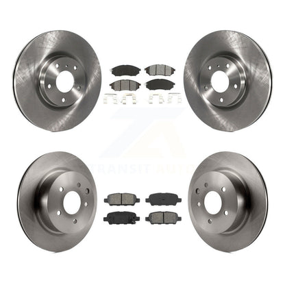 [Avant + Arrière] Kit de Disque et plaquette (semi-métallique) de frein pour INFINITI G37 G35 M35 Nissan 350Z EX35 370Z G25 M45 Q40 QX50 EX37 K8S-101246
