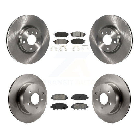 [Avant + Arrière] Kit de Disque et plaquette (semi-métallique) de frein pour INFINITI G37 G35 M35 Nissan 350Z EX35 370Z G25 M45 Q40 QX50 EX37 K8S-101246