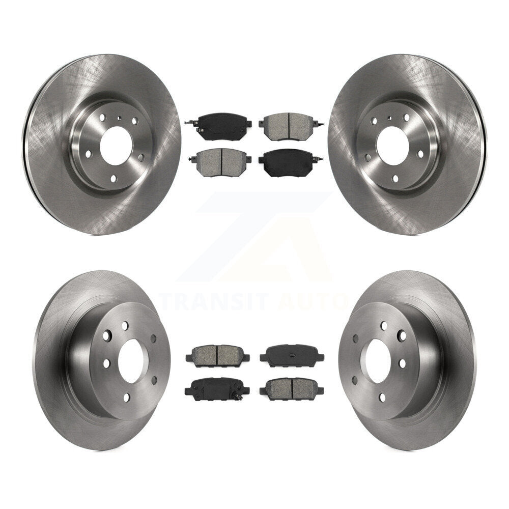 [Avant + Arrière] Kit de Disque et plaquette (semi-métallique) de frein pour Nissan Altima Maxima K8S-101248